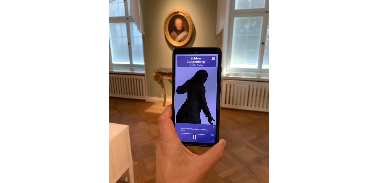 Audioguide im Raum